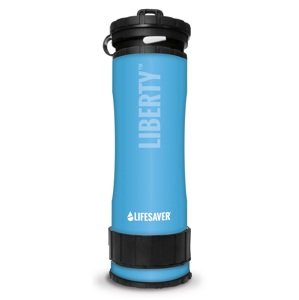 Lifesaver filtračná fľaša na vodu liberty 400 ml modrá