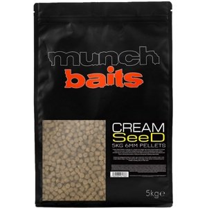 Munch baits pelety cream seed pellet - 5 kg 6 mm