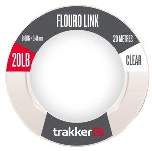 Trakker náväzcový vlasec fluoro link 20 m - 0,41 mm 20 lb 9,8 kg