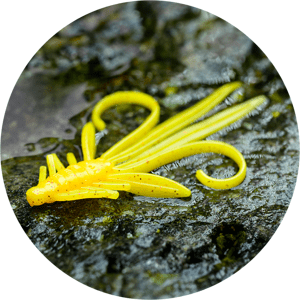 Redbass gumová nástraha nymfa yellow rg - s 53 mm