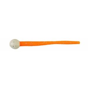 Berkley gumová nástraha powerbait twister mice tail glow orange silver - 7,5 cm (13ks v balení)