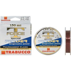 Trabucco vlasec t-force special feeder hnedý 150 m-priemer 0,255 mm / nosnosť 8,4 kg