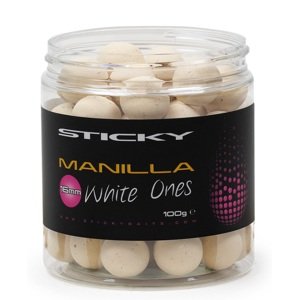 Sticky baits plávajúce boilies manilla pop-ups white ones 100 g-12 mm